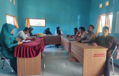  Kegiatan Lokakarya Mini Lintas Sektoral Dihadiri Polsek Rimbo Pengadang