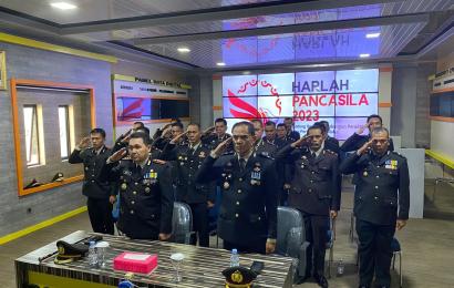 Polresta Bengkulu Gelar Upacara Peringatan Hari Lahir Pancasila  