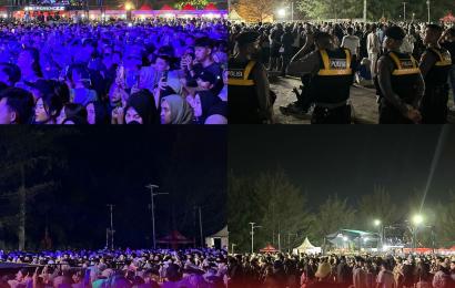 Personel Gabungan Amankan Konser Hadirkan Mahalini