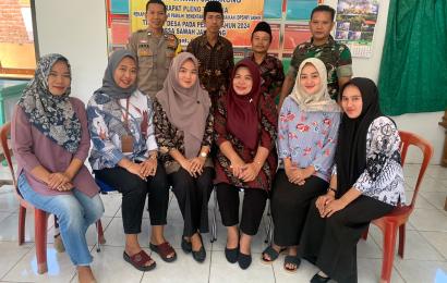 Dukung Suksesnya Tahapan Pemilu, Bhabinkamtibmas Polsek Kaur Selatan Hadiri Rapat Pleno Terbuka Rekapitulasi DPSHP di Desa Sawah Jangkung