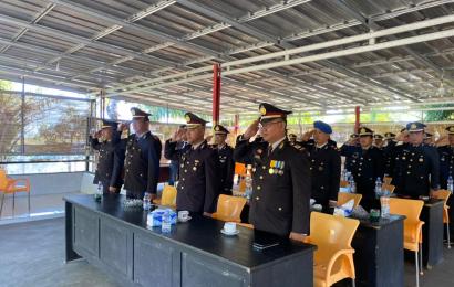 Polres Kaur Ikuti Upacara Hari Lahir Pancasila Secara Virtual