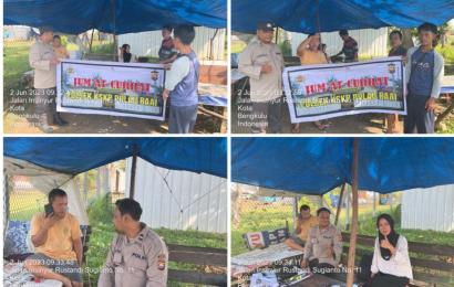 Polsek KSKP Pulau Baai Jumat Curhat Bersama Sopir Truk Angkutan Batu Bara