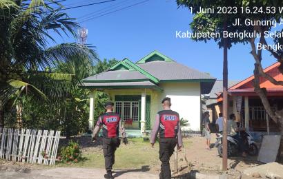 Sat Samapta Polres Bengkulu Selatan Lakukan Patroli Dialogis, Cegah Gangguan Kamtibmas 