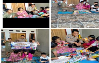 Bhabinkamtibmas Polsek Selebar Dekatkan Diri dengan Anak-anak, Tingkatkan Minat Baca