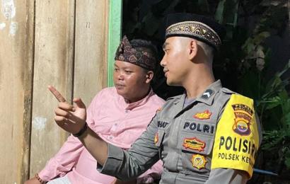 Polisi RW Sambangi Warga di Desa Bukit Makmur