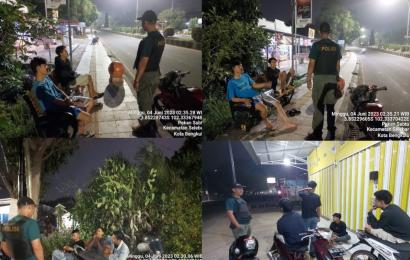 Cegah 3C, Polsek Selebar Patroli Dini Hari