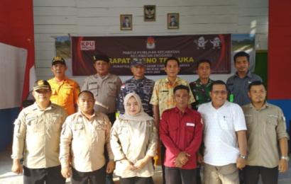 Polsek Enggano Hadiri Rapat Pleno Terbuka Terkait Rekapitulasi DPSHP Pemilu Tahun 2024 