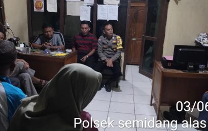 Polsek SAM Mediasi Persoalan Asuh Anak 