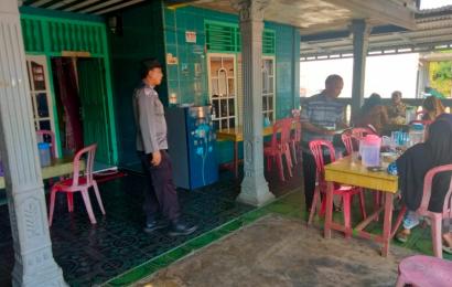 Bhabinkamtibmas Polsek Kota Manna Lakukan Sambang Pasar, Berikan Imabaun Kamtibmas