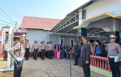 Polresta Bengkulu Gelar Upacara Pemakaman Wafatnya Aipda Indra Cahaya