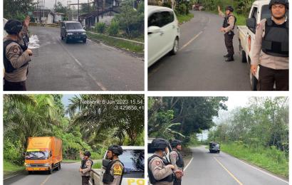 Antisipasi 3C di Jalur Lintas Curup - PUT, Polsek PUT Melakukan Patroli 