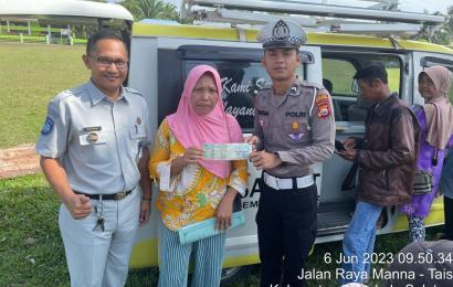 Mudahakan Masyarakat Membayar Pajak, Sat Lantas Polres BS Bersama UPTD Samsat Melakukan Pelayanan Samsat Keliling 