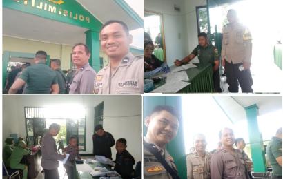 Personel Polsek Selebar Ikuti Donor Darah dalam Rangka HUT Pomad Ke-77