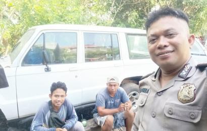 Babinkamtibmas Polsek Batiknau, Melakukan Program Bincang Kamtibmas Bareng Warga 