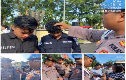 Polresta Bengkulu Laksanakan Gaktibplin 