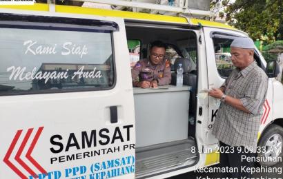 Permudah Pelayanan, Satlantas Polres Kepahiang Gelar Samsat Keliling
