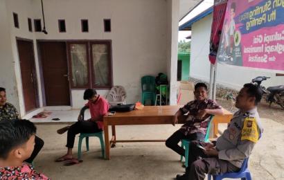 Bhabinkamtibmas Baru, Silaturahmi dan Perkenalan Diri di Desa Talang Sepakat