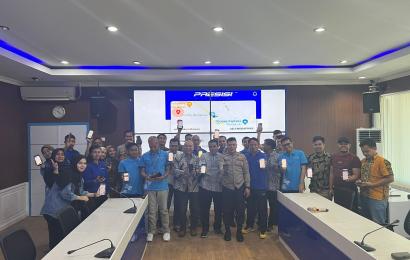Karyawan Pelindo II Pulau Baai, Dengarkan Sosialisasi Super APP Dari Polsek KSKP Polresta Bengkulu 