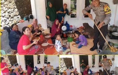 Patroli Dialogis, Polsek Teluk Segara Sosialisasikan App Polri Persisi
