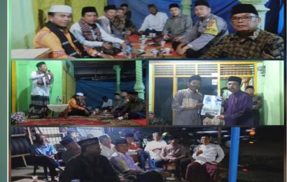 Bentuk Empati Terhadap Warga Binaanya, Polsek Teluk Segara Hadiri Takziah Malam Ketiga