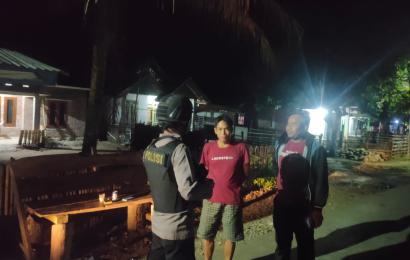 Polsek Padang Guci Hulu, Patroli Dialogis Antisipasi Premanisme dan 3C 