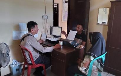 Terima Laporan Kehilangan E-KTP, Polsek Padang Jaya Berikan Pelayanan Prima 
