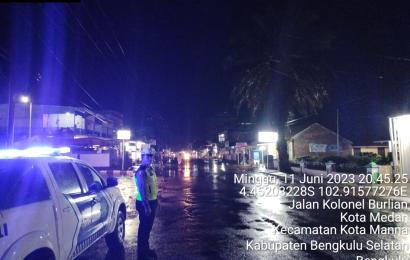 Cegah Knalpot Brong Sat Lantas Polres Bengkulu Selatan Gelar Patroli Stasiner dan Mobiling