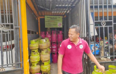 Polsek Lais Cek Ketersediaan LPG di Pangkalan  Wilayah Kecamatan Lais