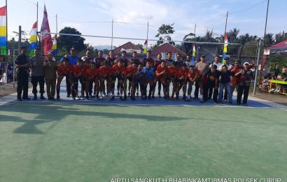 Polsek Curup, Lakaukan Pengamanan Final dan Penutupan Open Turnament Voly Ball 