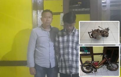Terduga Pelaku Curat Ditangkap Polsek Lebong Utara