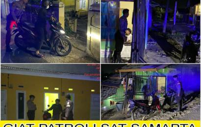 Sat Samapta Polresta Bengkulu Patroli Mobiling Ditempat Rawan Gangguan Kamtibmas
