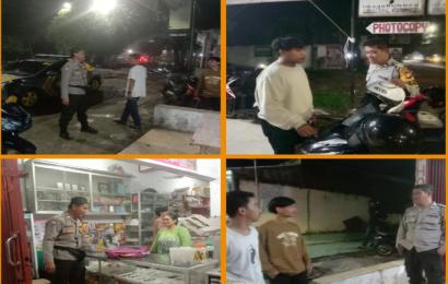 Patroli Dialogis, Polsek Gading Cempaka Sambang Fotocopy Berkah Sampaikan Imbaun Kamtibmas 