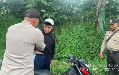 Jaga Kondusifitas, Polsek Sindang Kelingi Imbau Warga Tak Bawa Sajam dan Senpi