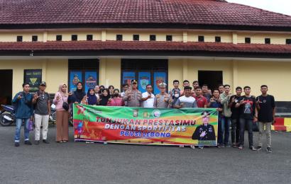 Kapolres Lebong Lepas Tim Bola Voli Ikuti Kejurda di Bengkulu Utara