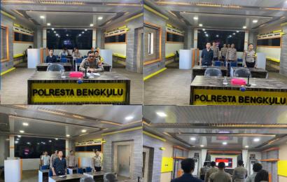 Polresta Bengkulu Ikuti Zoom Meeting Workshop Penelitian Tingkat Kepercayaan Masyarakat Terhadap Kinerja Polri 