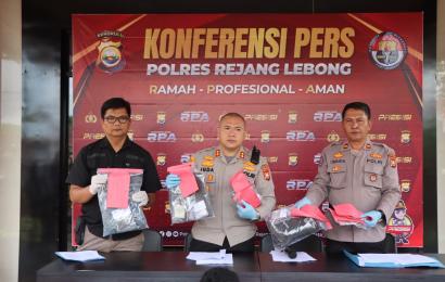 Ungkap Perkara Narkotika, Polres Rejang Lebong Amankan 6 Orang Sebagai Tersangka