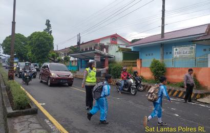 Sat Lantas Polres Rejang Lebong Gelar Pengaturan Lalin