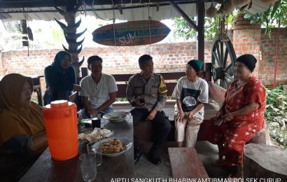 Bhabinkamtibmas Polsek Curup Sambang dan Tatap Muka Bersama Warga Binaannya