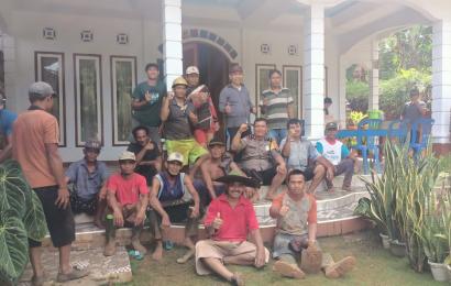 Bhabinkamtibmas Polsek Giri Mulya Lakukan Kegiatan Bakti Religi di Gereja GPDI Desa Wonoharjo
