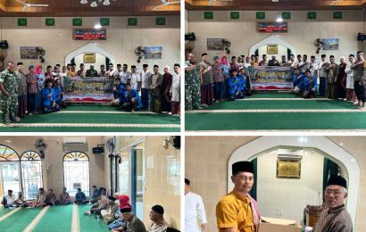 Polsek Ratu Samban Gelar Jumat Curhat di Masjid Nurul Islam 