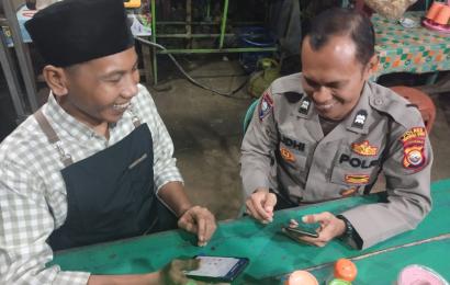 Permudah Pelayanan Masyarakat, Polsek Padang Jaya Sosialisasikan Aplikasi Super App