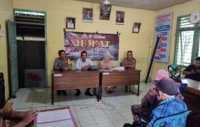 Jumat Curhat, Personel Polsek Air Besi Tampung Aspirasi Masyarakat