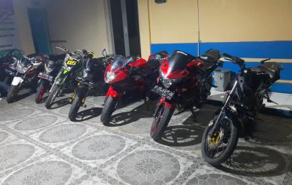 Puluhan Sepeda Motor Berknalpot Brong Terjaring Razia 