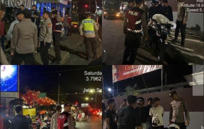 Sat Samapta Polresta Bengkulu Gelar Patroli KRYD, Ciptakan Rasa Aman