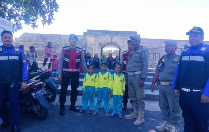 Jelang Pemilu 2024 dan HUt Bhayangkara Ke-77, Polresta Bengkulu Bersama Dishub dan Sat Pol PP Kota Bengkulu Patroli Gabungan 
