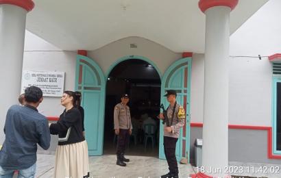 Polsek Maje Berikan Pengamanan Ibadah Minggu Umat Kristiani