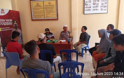 Gelar Problem Solving, Bhabinkamtibmas Mediasi Kasus Pencurian