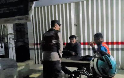 Antisipasi Tindak Pidana 3 C Personel Polsek Air Besi Laksanakan Patroli Rutin