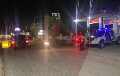 Polres Kaur Laksankan Kegiatan Patroli Blue Light 