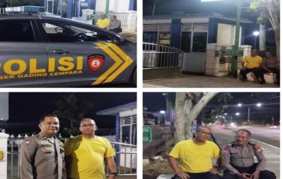 Patroli Dialogis, Polsek Gading Cempaka Sambangi Security Kantor BPJS